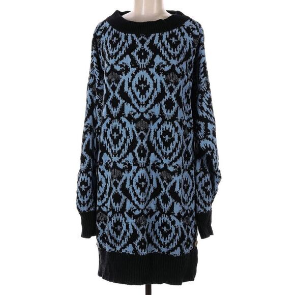 Free People Blue Winter Skies Sweater Dress - Picture 2 of 4
